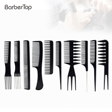 Hot Professional Highlight Custom Plastic Barber Detangling Hair Cutting Comb